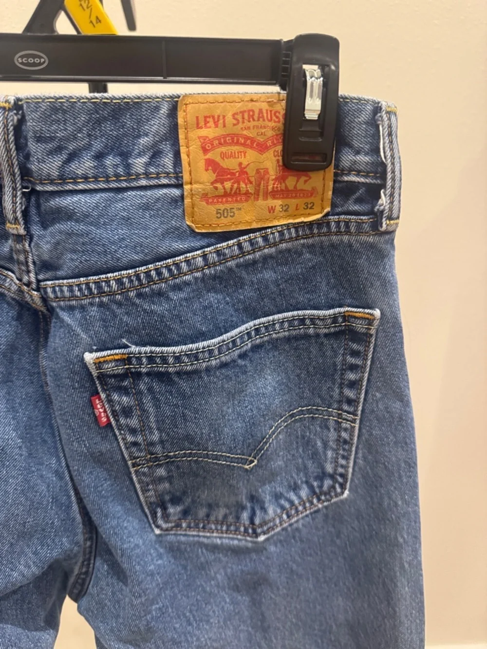 Levi's Straight-Leg Men's Jeans in Classic Blue Denim